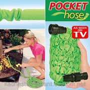 Компактный шланг Покет Хоуз (Pocket hose) 22 м. с насадкой огород - полит, хозяин доволен Pocket Hose 22 м