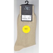 Носки мужские Andrea Rinaldi арт. K7000, 100% натуральный шелк бежевый