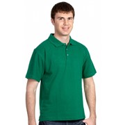Рубашка-Поло NEW (тк.Трикотаж,205), зеленый (L (50); ) фотография