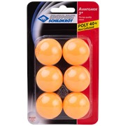 Мяч для настольного тенниса 3* Avantgarde, оранжевый, 6 шт, Donic