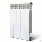 Радиатор алюминиевый Royal Thermo Biliner Alum 500 Noir 8 секций фото