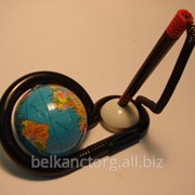 Ручка шариковая на подставке “Глобус“,Sponsor STP800. фотография