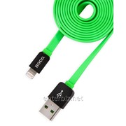 Акустика Hoco Colorful Charging Lighting Cable (1,2m) Green (UPL04GR), код 100463