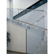Лестницы и ограждения из стекла фото