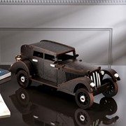 Мини-бар деревянный 'Ретро авто', тёмный, 44 см фото