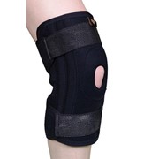 ARMOR ARK5103 Универсальный бандаж для коленного сустава (с силиконовым кольцом, спиралевидными ребрами жесткости и дополнительными ремнями фиксации) фото