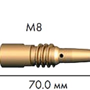 142.0158.5 Вставка для наконечника М8/М12х1/ 70 мм (1 уп. - 10 шт.) Abicor Binzel фото