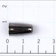 Концевик металл цв черный никель (уп 100,200,500,1000шт) Z46-21 фотография