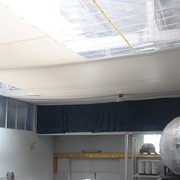 Подвесной потолок в цех из тентовой ПВХ