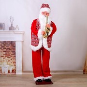 Дед Мороз “Музыкант“ двигается музыка, 160 см фотография