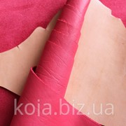 Натуральная кожа для обуви и кожгалантереи красная арт. СК 1112 фото