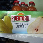 Сок грушевый с мякотью Puertosol succo e porpa pera 6 Х 200 мл фотография