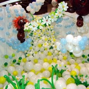 Виды шаров для создания праздничных композиций фото