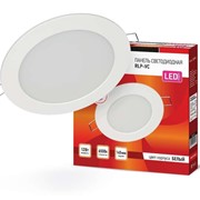 Светильник светодиодный RLP-VC 12 Вт 230 В 6500К 960 лм 145 мм IP40 панель круглая бел. IN HOME 4690612024530 фото