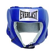 Шлем открытый Everlast USA Boxing кожа, Синий