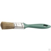 STAYER 38 мм, 1.5“, щетина смешанная, пластмассовая ручка, кисть плоская LASUR-EURO 01081-38 01081-25 фото