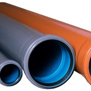 Труба ПВХ, D= 33 мм, s= 6.2 мм, L= 2 м, Класс жёсткости: SN4 фото