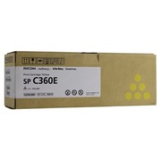 Тонер-картридж лазерный RICOH (SP C360E) SP C360/C361, желтый, оригинальный, ресурс 1500 стр., 408190 фотография