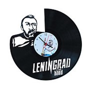 Часы из пластинки настенные “Ленинград“ , кварцевый механизм, плавный ход фотография