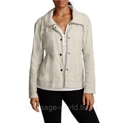 Куртка Eddie Bauer Womens Blouse Jacket Linen PUTTY L Белый (0483PTY-L)