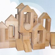 Конструктор Городок деревянный фото