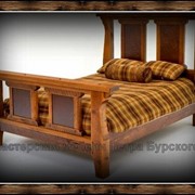 Деревянные кровати под старину назаказ от производителя на заказ. фотография