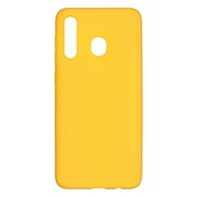 Клип-кейс PERO софт-тач для Samsung A20 жёлтый фото