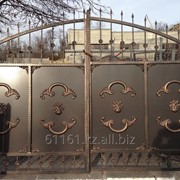 Уличные ворота в караганде фото
