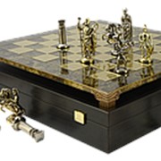 Шахматы "Античные войны" 44x44x3.0;H=6.5 см. арт.MP-S-10-44-BRO