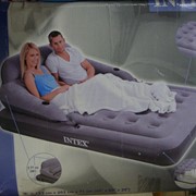 Intex 68916 “Convertible Lounge Bed“ Надувной диван - матрас со съемной спинкой фото