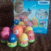 Іграшка для ванної Восьминіжка Tomy фото