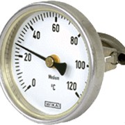 Термометр биметаллический ТБЛ-063-ОШ 100мм фото