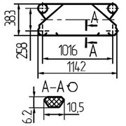 Уплотнение пластинчатого теплообменника. Тип пластины П-3 (НТ-160)