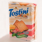 Тосты хрустящие TOSTINI хлебосольные, 400 г фотография