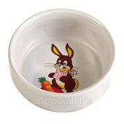 Миска керамическая для кроликов Trixie Ceramic Bowl 0,3л 11см