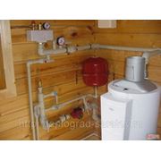 Монтаж системы отопления,водоснабжения и канализации фото