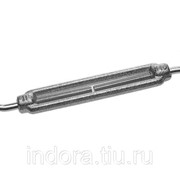 Талреп ЗУБР DIN 1480, крюк-крюк, оцинкованный, кованая натяжная муфта, М6, ТФ5, 15 шт фото
