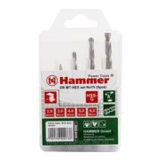 Набор сверл Hammer Dr set no15 hex (5pcs) 2-6mm