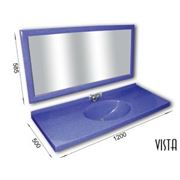 Комплект мебели Vista (зеркало в раме+столешница с раковиной)