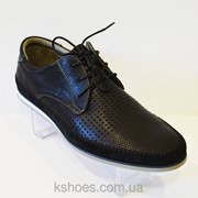 Черные мужские туфли Badura 2885 фото