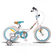 Велосипед 16" PRIDE Kelly бело-голубой глянцевый SKD-02-48