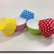 Цветные формы в горошек PolkaDotsCupCakes фотография
