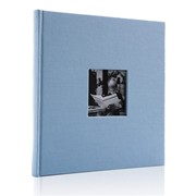 Классический фотоальбом 1531 голубой хофманн hofmann под наклейку фотографий фото