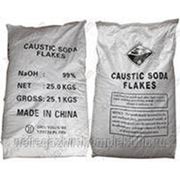 Caustic soda flakes, натр едкий технический фото