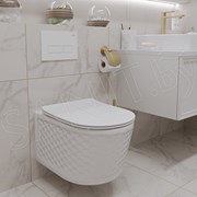 Подвесной унитаз Roxen Vine Tornado 530225-01 Rimless Soft Close фото