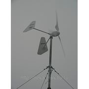 Ветровой генератор1 кВт комплектация с мачтой, фундаментной арматурой и контроллером-инвертором фото