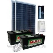 Солнечная электростанция летнего домика 1,5 кВт (бытовки вагончика) на солнечной батарее электростанция фото