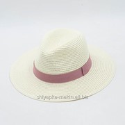 Летняя шляпа федора с полем 6см фотография