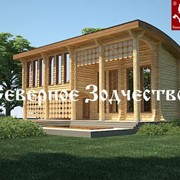 Здание кафе, бистро из беломорской сосны