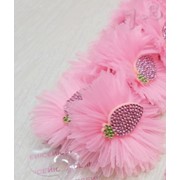 Резинки для волос объемные с дизайном 20 шт розовые фото